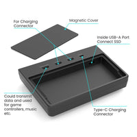 HKM-018131 Tesla Model 3 Hub Expansion Dock - Durable, Easy Installation with Multiple Sockets