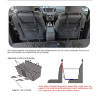 HKM-0182589 Waterproof 600D Oxford Cloth Car Pet Mat - Lengthened, Load-Bearing, Small Grid Design, 137x164cm