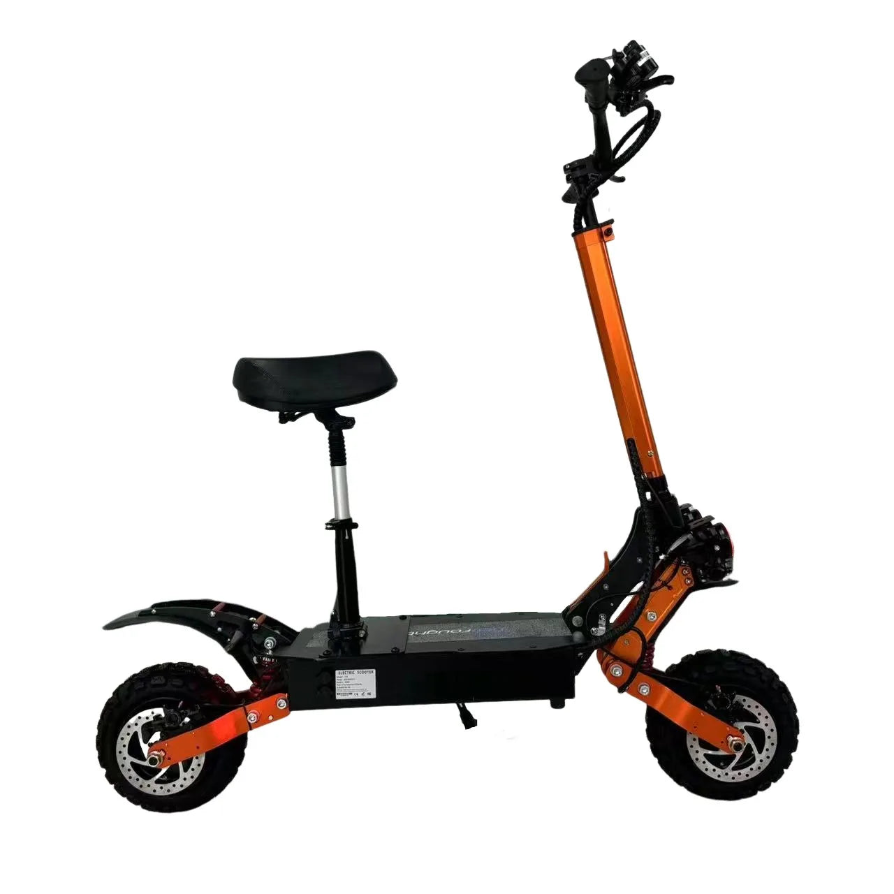 HKM-018259 Electric Off-Road Scooter 60V 6000W Dual Motor, 11-inch Tires, 200kg Load, 60-80km Range, Foldable Design