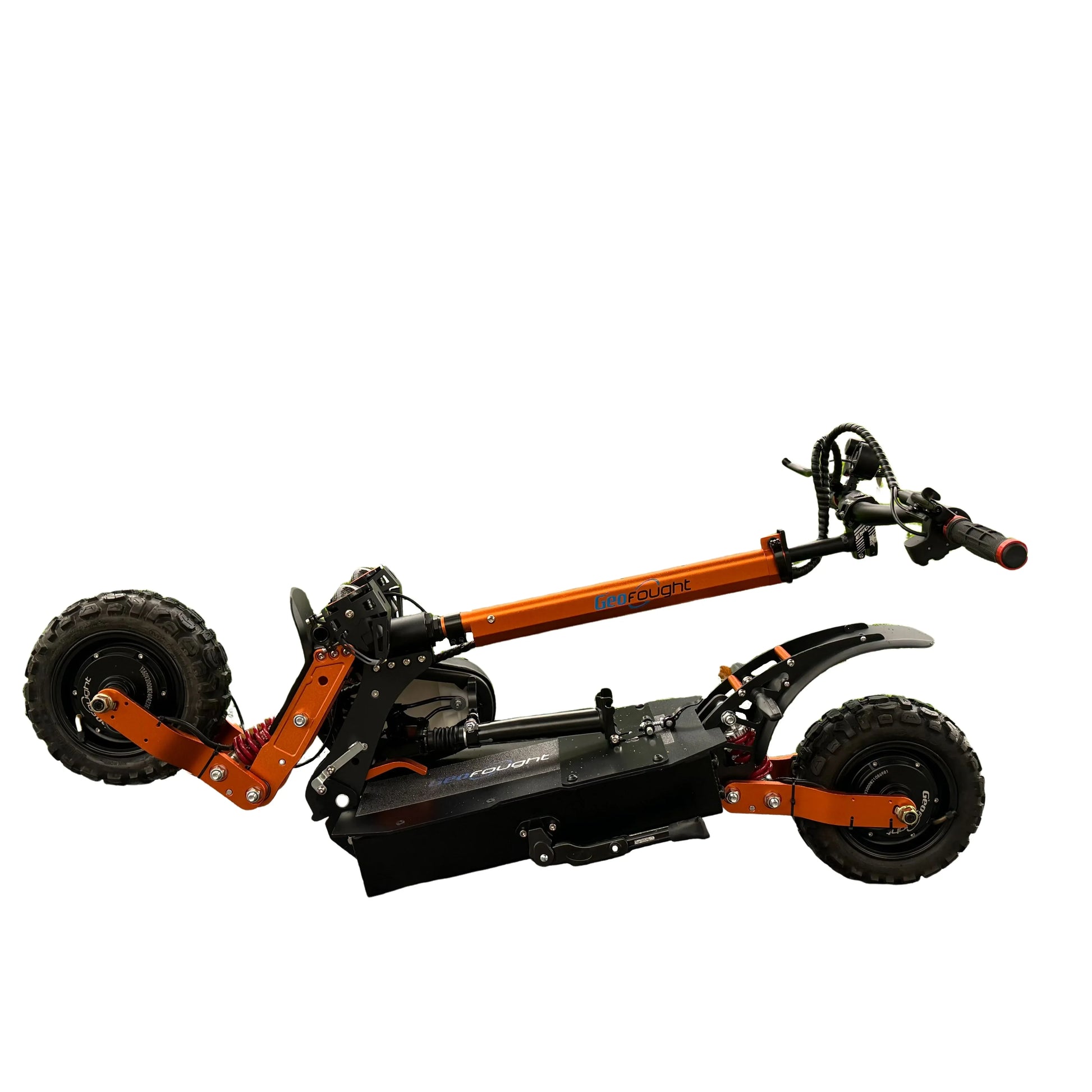HKM-018259 Electric Off-Road Scooter 60V 6000W Dual Motor, 11-inch Tires, 200kg Load, 60-80km Range, Foldable Design