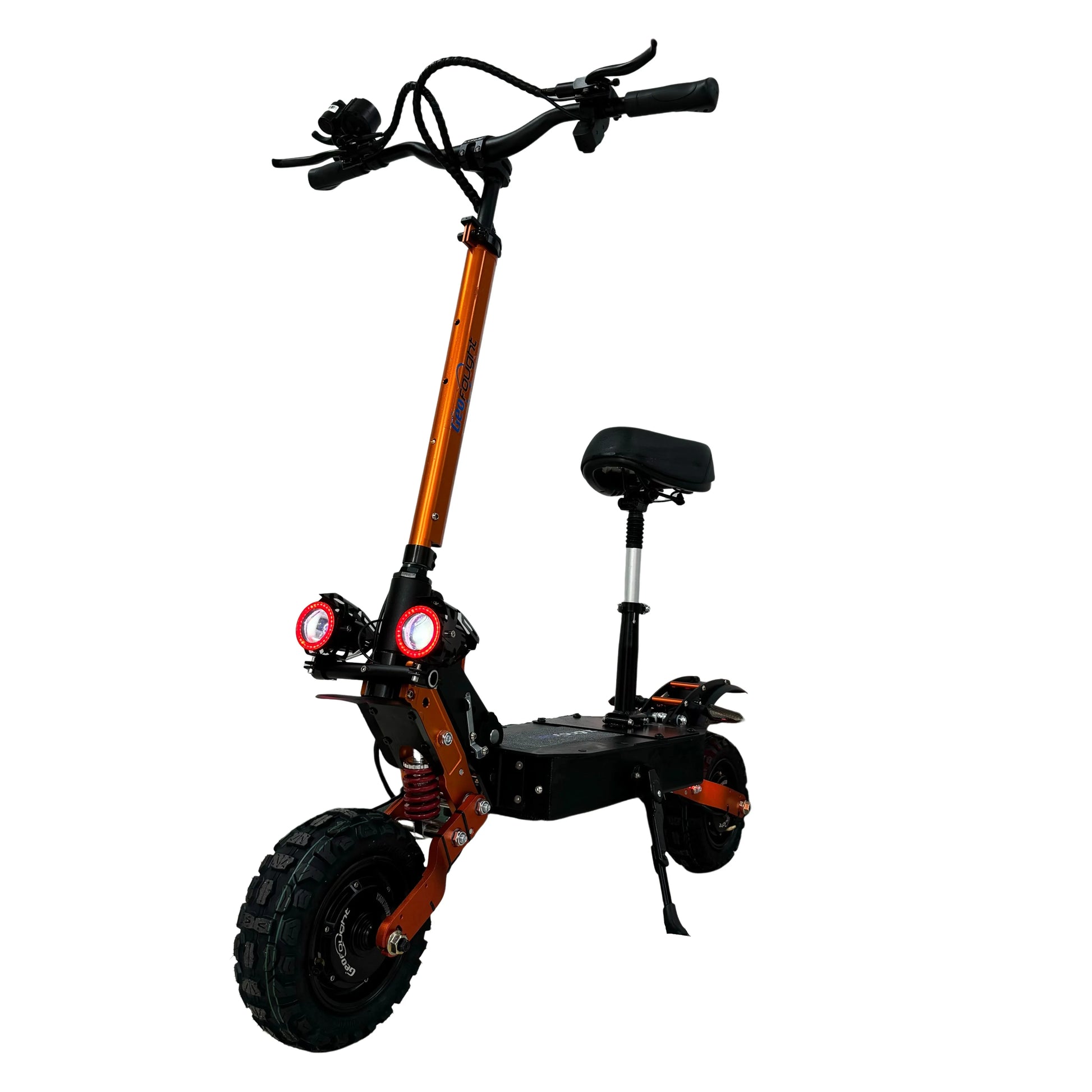 HKM-018259 Electric Off-Road Scooter 60V 6000W Dual Motor, 11-inch Tires, 200kg Load, 60-80km Range, Foldable Design