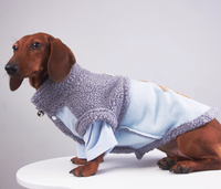 HKM-0184893 Casual Winter Pet Clothing for Cats and Puppies - Warm Suede Lined Attire, Various Sizes Available