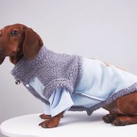 HKM-0184893 Casual Winter Pet Clothing for Cats and Puppies - Warm Suede Lined Attire, Various Sizes Available