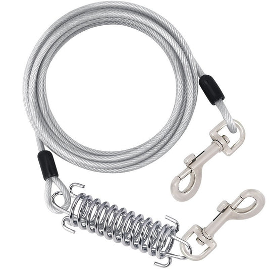 HKM-0185917 Thick Anti-Bite Dog Leash with Martin Buckle - Stain Resistant, Available in Multiple Colors