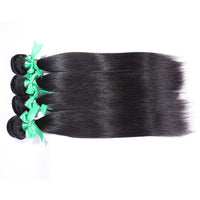 HKM-018643 Natural Color Indian Hair Straight Weave for All Skin Tones and Face Shapes - Available in Multiple Lengths