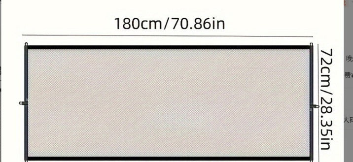 HKM-0187709 Pet Isolation Net for Indoor and Outdoor Safety - Hole-Free Protective Barrier
