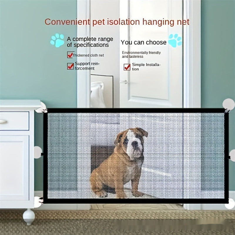 HKM-0187709 Pet Isolation Net for Indoor and Outdoor Safety - Hole-Free Protective Barrier