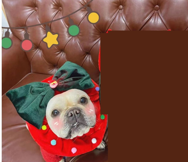 HKM-0188349 Festive Velvet Cat Headband Ornament for New Year and Christmas Celebrations