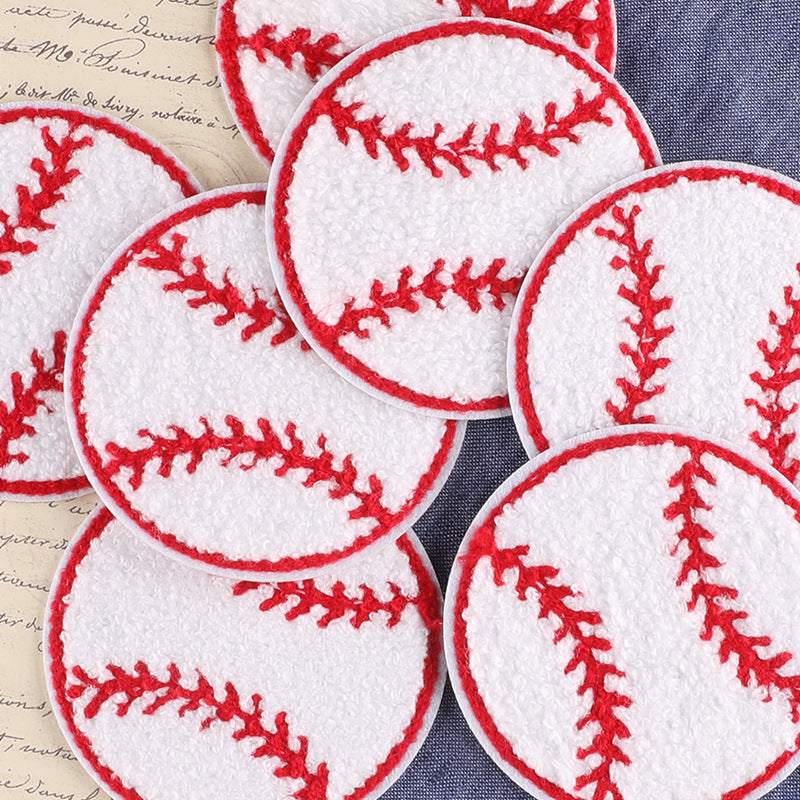 HKM-018835 Towel Embroidery Circular Cloth Label for Crafting and Home Decor