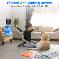 HKM-0189373 Ultrasonic Anti-Barking Device for Dogs with Adjustable Frequencies and IP45 Waterproof Design