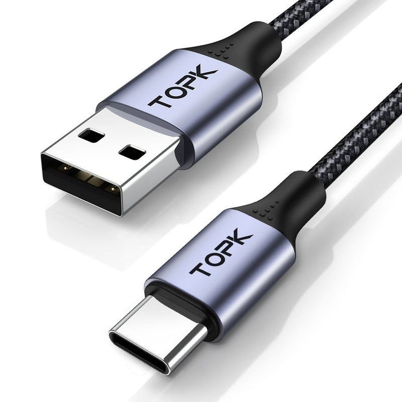 HKM-018963 PD100W Type-C Fast Charging Data Cable - Male to Male, 1m Length, Compatible with Type-C Devices