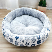 HKM-0190141 Soft Cotton Padded Pet Nest for Dogs and Cats - Available in Three Sizes