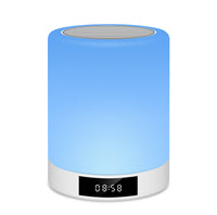 HKM-019219 Rechargeable Bluetooth Speaker with USB Night Light and Alarm Clock Function