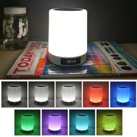 HKM-019219 Rechargeable Bluetooth Speaker with USB Night Light and Alarm Clock Function