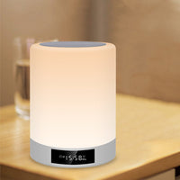 HKM-019219 Rechargeable Bluetooth Speaker with USB Night Light and Alarm Clock Function