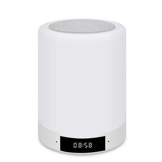 HKM-019219 Rechargeable Bluetooth Speaker with USB Night Light and Alarm Clock Function