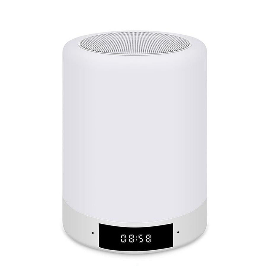 HKM-019219 Rechargeable Bluetooth Speaker with USB Night Light and Alarm Clock Function