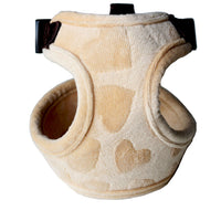 HKM-0192445 Love Flannel Chest Protector Dog Vest with Leash ¨C Warm and Comfortable Pullover Design