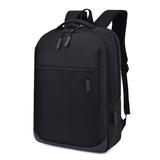 HKM-019283 Stylish Waterproof Reflective Anti-Theft Laptop Backpack with USB Charging Port