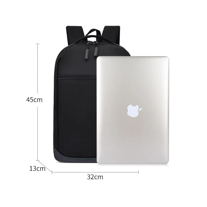 HKM-019283 Stylish Waterproof Reflective Anti-Theft Laptop Backpack with USB Charging Port