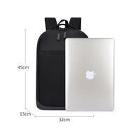 HKM-019283 Stylish Waterproof Reflective Anti-Theft Laptop Backpack with USB Charging Port