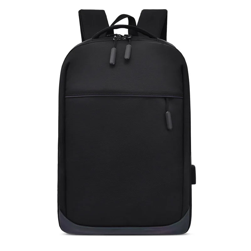 HKM-019283 Stylish Waterproof Reflective Anti-Theft Laptop Backpack with USB Charging Port