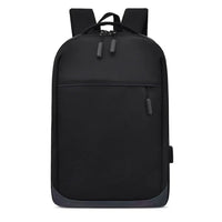 HKM-019283 Stylish Waterproof Reflective Anti-Theft Laptop Backpack with USB Charging Port