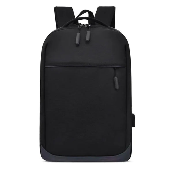 HKM-019283 Stylish Waterproof Reflective Anti-Theft Laptop Backpack with USB Charging Port