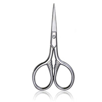 HKM-019475 Small Straight Scissors for Beard Trimming - 4.4*9.5cm, Pointed Design