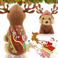 HKM-0196029 Festive Winter Pet Sweater for Cats and Dogs - Cozy Holiday Apparel