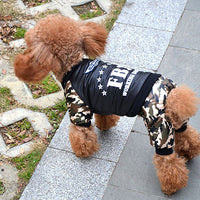 HKM-0196285 Camouflage Cotton Four-Pot Coat for Pets - Warm and Stylish Winter Apparel