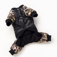 HKM-0196285 Camouflage Cotton Four-Pot Coat for Pets - Warm and Stylish Winter Apparel