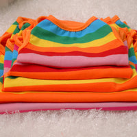 HKM-019667 Colorful Summer Rainbow Vest for Pets - Casual Polyester Cotton Apparel in XS to XL Sizes