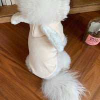 HKM-0196925 Thin Teddy Bear Matcha Dog Sweater - Available in Green, Beige, Pink, Sizes XS to XXL