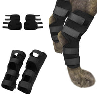 HKM-0198461 Neoprene Elbow Support Bandage for Pet Protection - Anti-Licking Recovery Gear, Available in Multiple Sizes