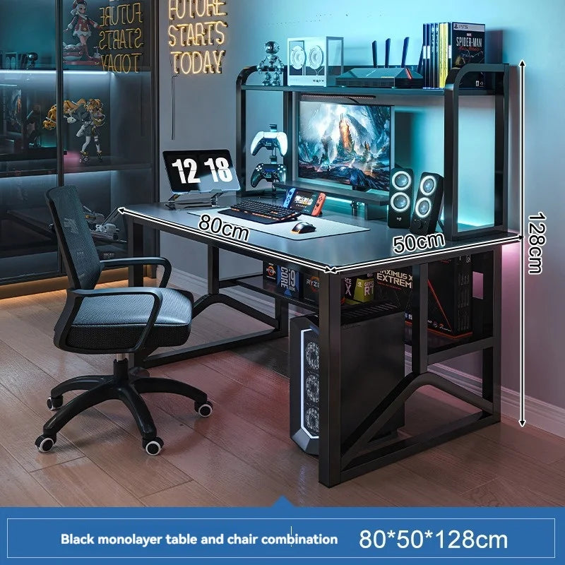 HKM-019923 Gaming Computer Desk for Home Office with Simple Design