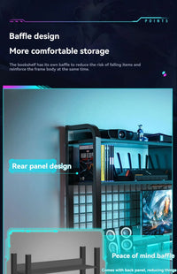 HKM-019923 Gaming Computer Desk for Home Office with Simple Design