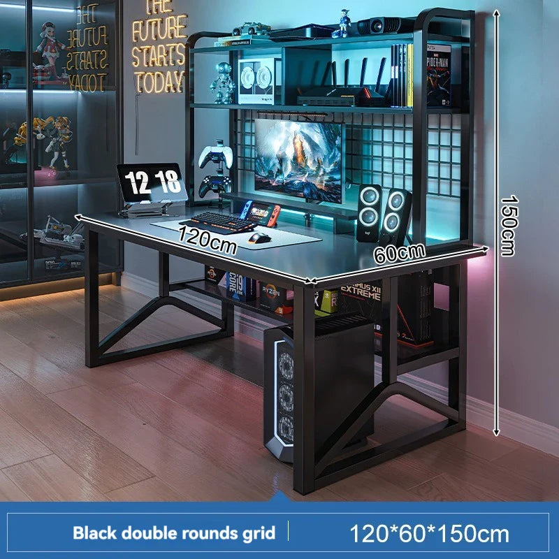 HKM-019923 Gaming Computer Desk for Home Office with Simple Design