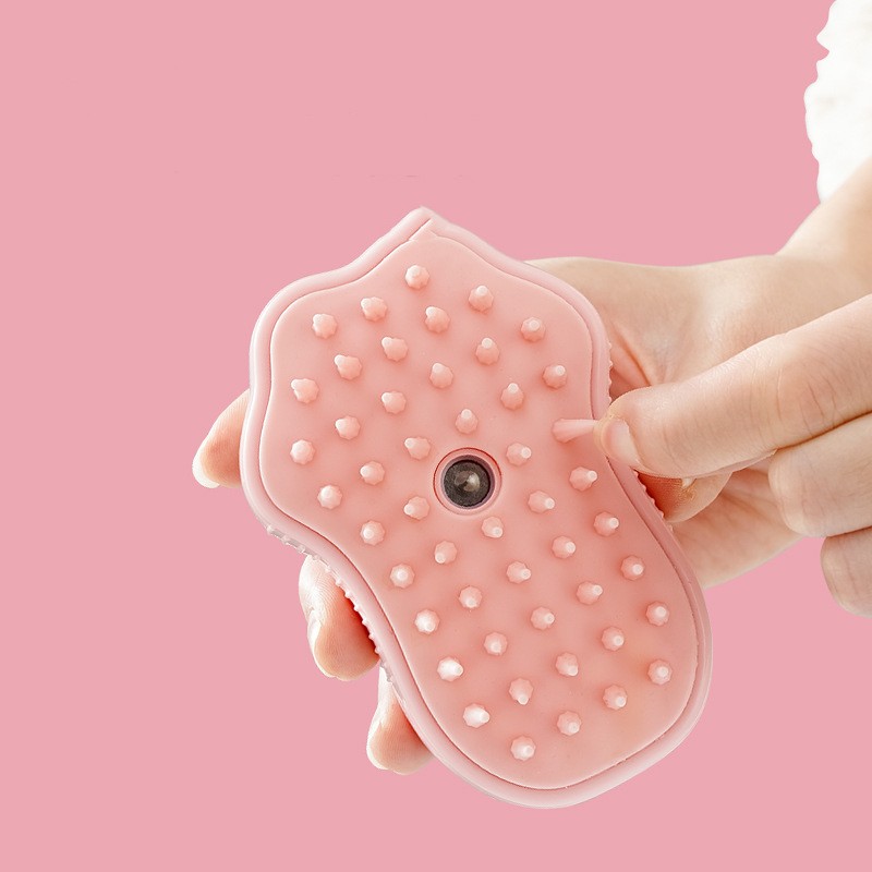 HKM-0199485 Cat's Paw Massage and Cleaning Brush with USB Power, 10x7cm