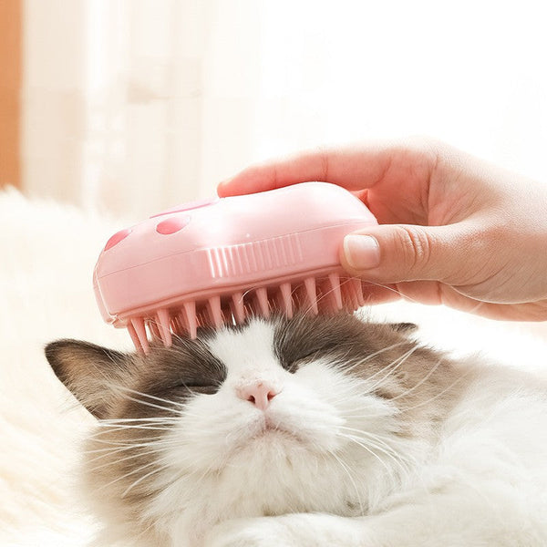 HKM-0199485 Cat's Paw Massage and Cleaning Brush with USB Power, 10x7cm