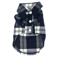 HKM-0199997 Plaid Cotton Shirt for Dogs ¨C Stylish Spring and Summer Apparel