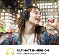HKM-020051 Active Noise Cancelling True Wireless Earphones with Bluetooth 5.2 for Gaming and Music