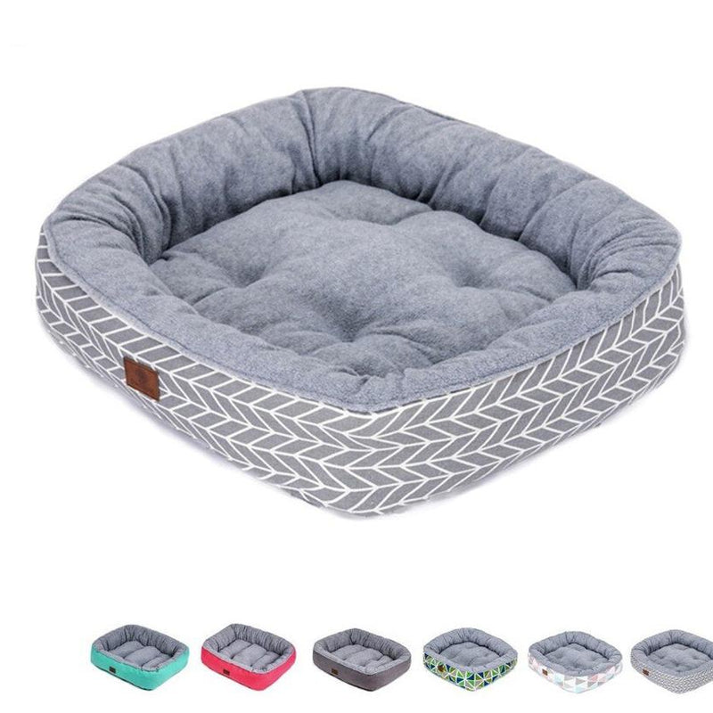 HKM-020051 Cozy Soft Doghouse with Breathable Knitted Wool Lining and Eco-Friendly Cotton Exterior