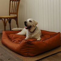 HKM-0201661 Waterproof Imitation Leather Pet Bed Sofa - Available in Light Gray, Gray, and Brown