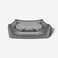 HKM-0201661 Waterproof Imitation Leather Pet Bed Sofa - Available in Light Gray, Gray, and Brown