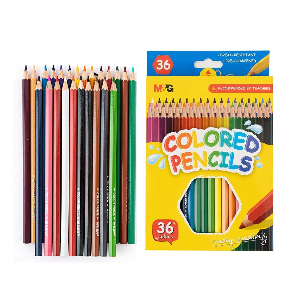 HKM-020179 12 Pack Coloured Pencils Set for Art and School Use Ideal for Students and Kids
