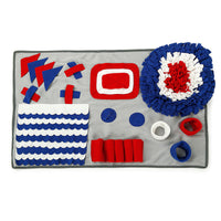 HKM-0202429 Dog Sniffing Training Mat - Flannel Pet Smelling Pad for Stress Relief and Slow Feeding - 71x71CM