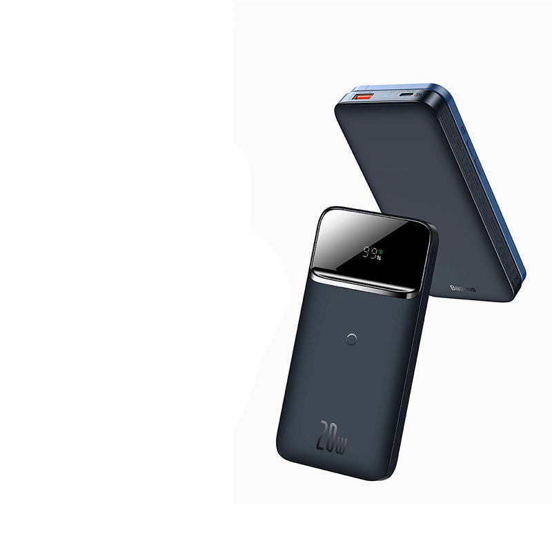 HKM-020243 10000mAh Magnetic Wireless Fast Charging Power Bank with Digital Display, 20W PD/QC