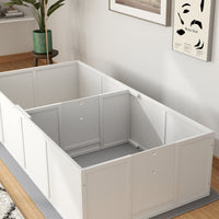 HKM-0203069 Whelping Box for Medium Dogs with Waterproof Pad and Adjustable Entrance - 77" x 38" x 19"