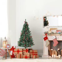 HKM-020499 PVC Christmas Tree Decoration for Window Display – Festive Snowfall Theme